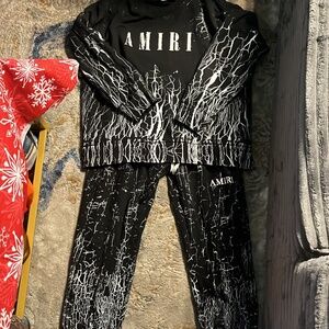 Amiri 2 peice size medium pant n top